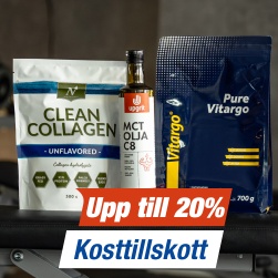 Upp till 20% p� kosttillskott